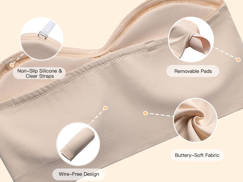 Zenaviva™ Non-Slip Strapless Bra
