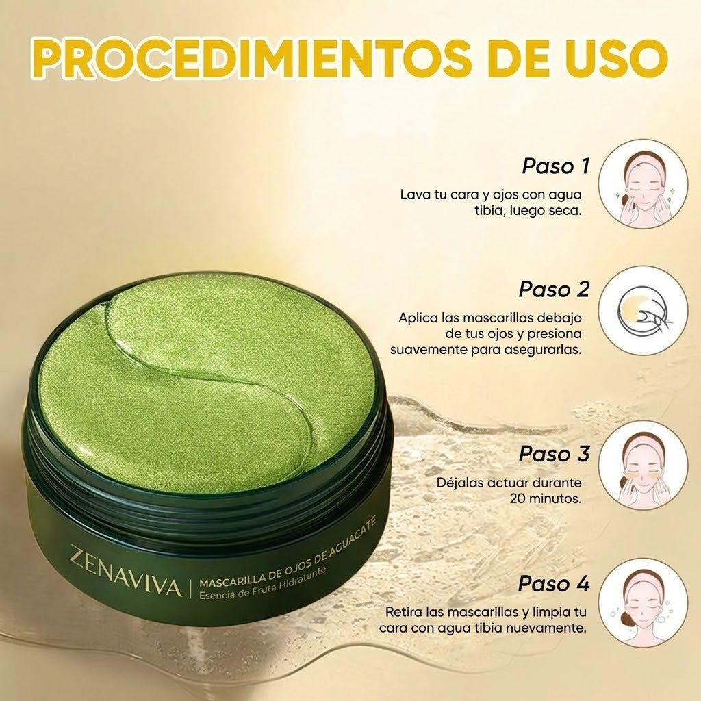 Zenaviva™ Parches de Aguacate para Ojos