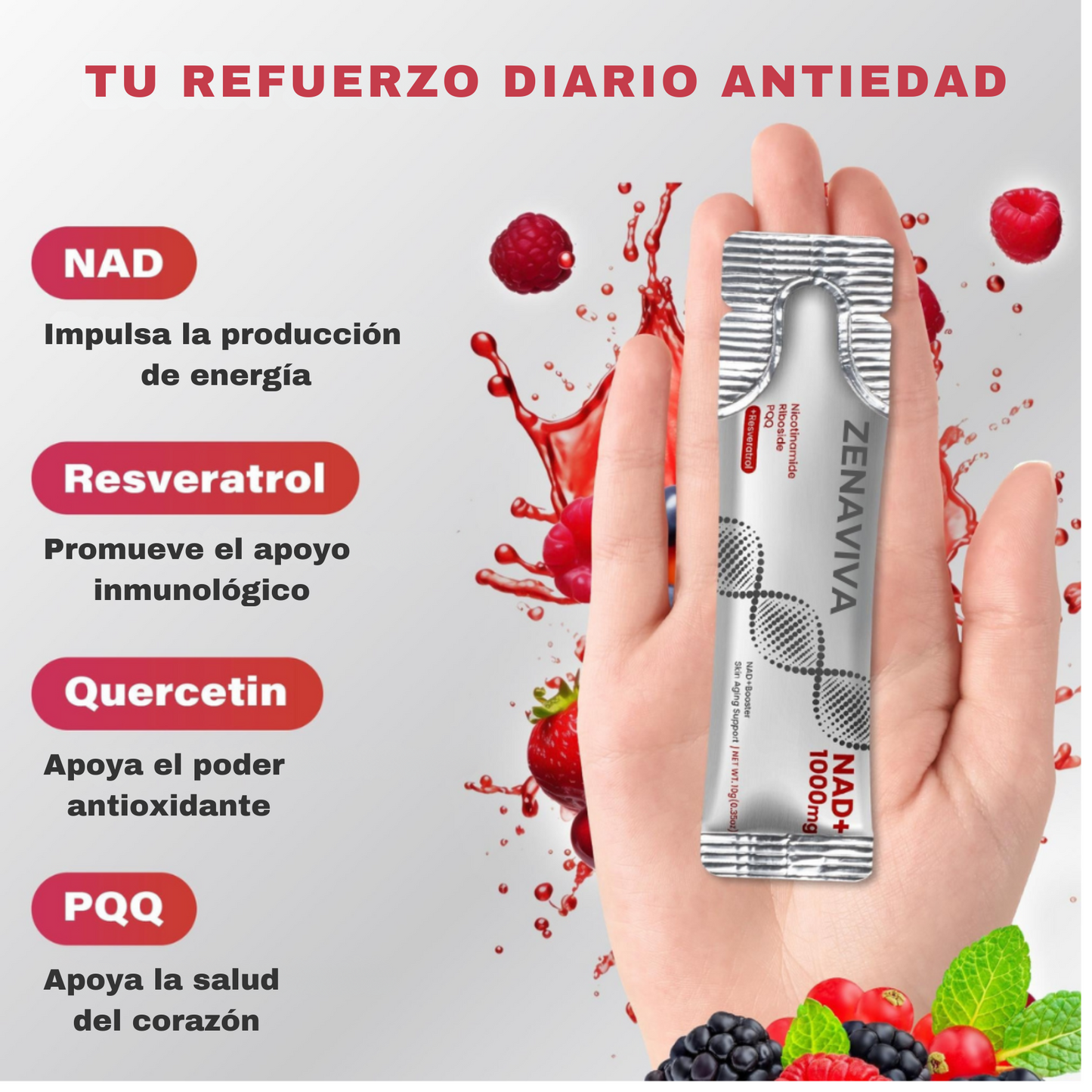 Zenaviva™ Liquid NAD+ Berry Mix