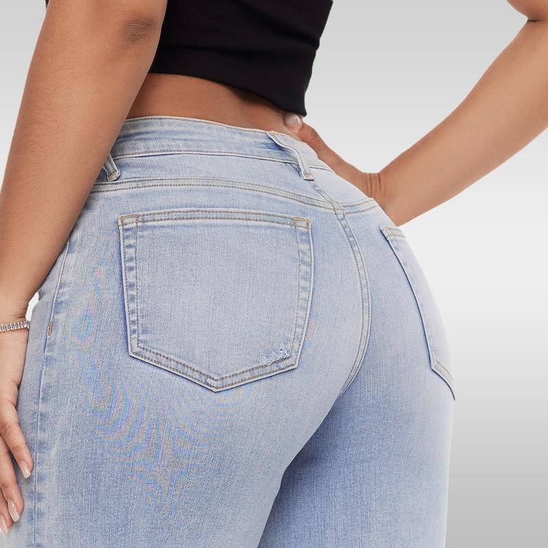 Zenaviva™ Stretchy Wide-Leg Jeans