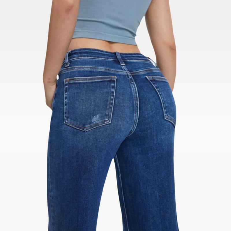Zenaviva™ Stretchy Wide-Leg Jeans