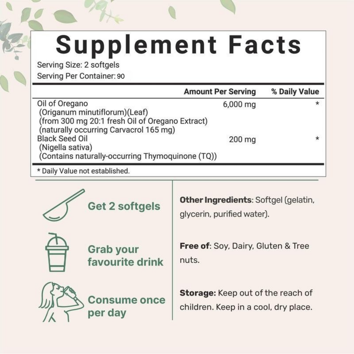 Zenaviva™ Oil of Oregano Softgels