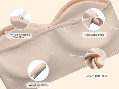 Zenaviva™ Non-Slip Strapless Bra