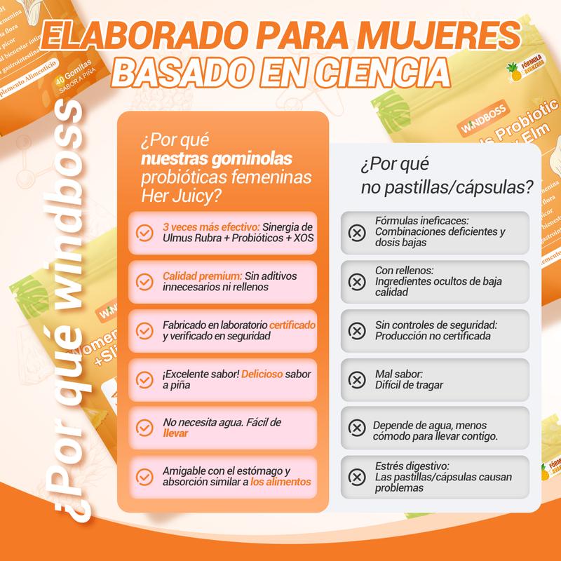 Zenaviva™ Gomitas Probióticas para la Mujer + Olmo Resbaladizo