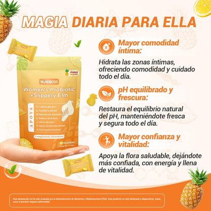 Zenaviva™ Gomitas Probióticas para la Mujer + Olmo Resbaladizo