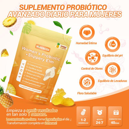 Zenaviva™ Gomitas Probióticas para la Mujer + Olmo Resbaladizo