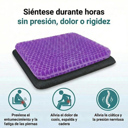 Zenaviva™ Cojín de Asiento de Gel Doble Capa