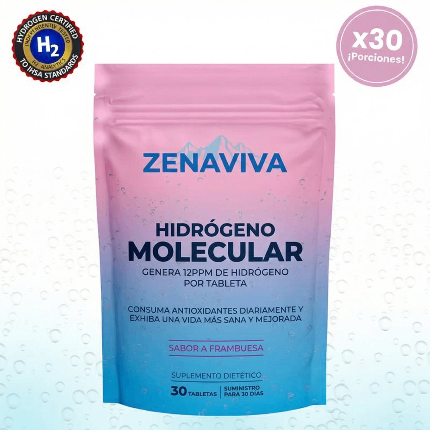 Zenaviva™ Tabletas de Hidrógeno Molecular