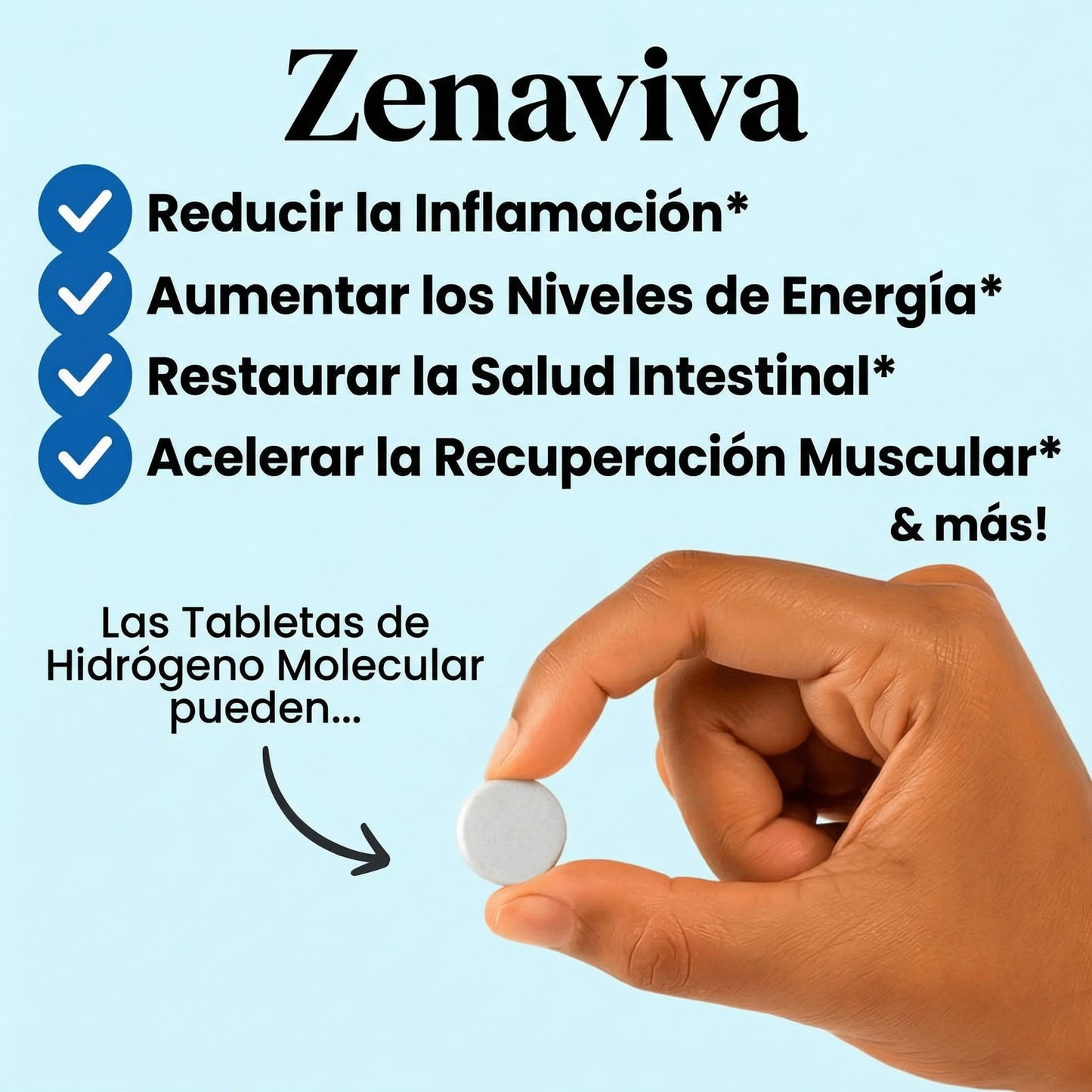 Zenaviva™ Tabletas de Hidrógeno Molecular