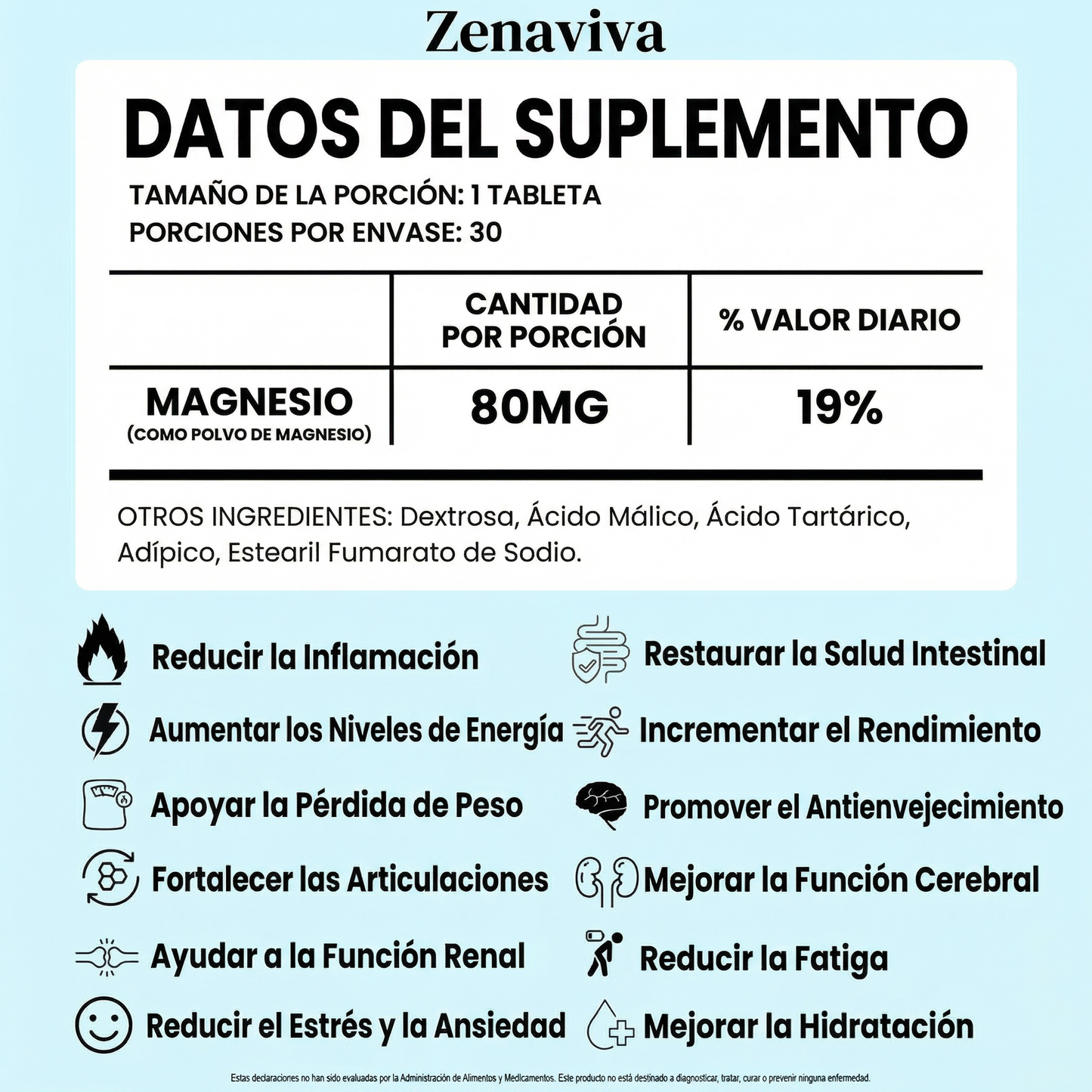 Zenaviva™ Tabletas de Hidrógeno Molecular