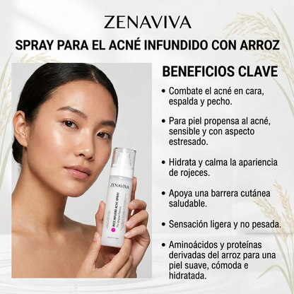 Zenaviva™ Rice-Infused Acne Spray + Scar Cream SP