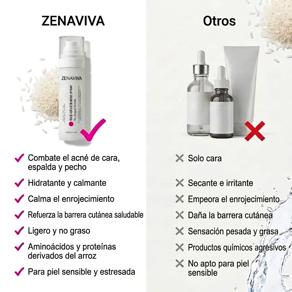 Zenaviva™ Rice-Infused Acne Spray + Scar Cream SP