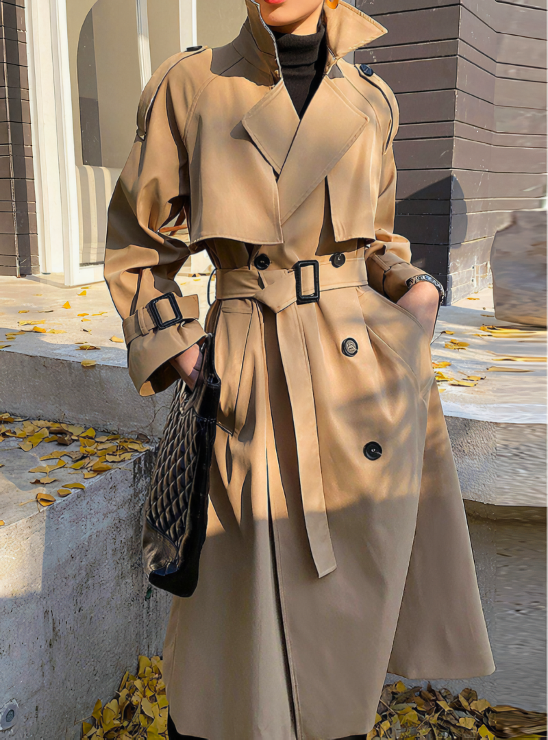 Zenaviva™ Autumn Windbreaker Trench Coat